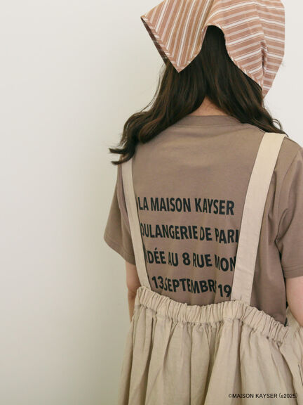 【MAISON KAYSER】前後プリントTシャツ（オフホワイト/モカ/グリーン）｜Samansa Mos2（サマンサ モスモス）通販