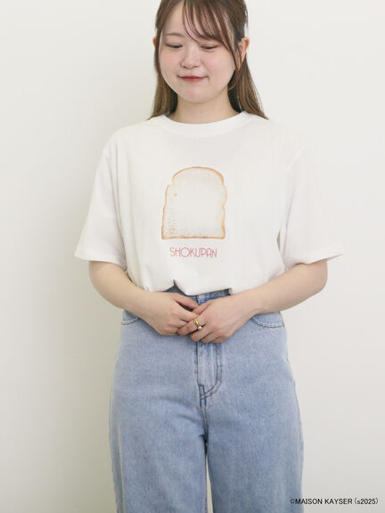 【MAISON KAYSER】前後プリントTシャツ（オフホワイト/モカ/グリーン）｜Samansa Mos2（サマンサ モスモス）通販