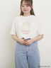 【MAISON KAYSER】前後プリントTシャツ（オフホワイト/モカ/グリーン）｜Samansa Mos2（サマンサ モスモス）通販