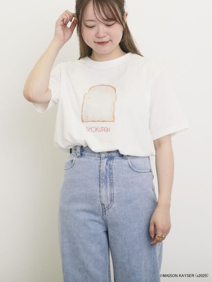 【MAISON KAYSER】前後プリントTシャツ（オフホワイト/モカ/グリーン）｜Samansa Mos2（サマンサ モスモス）通販