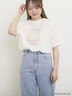 【MAISON KAYSER】前後プリントTシャツ（オフホワイト/モカ/グリーン）｜Samansa Mos2（サマンサ モスモス）通販