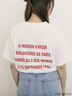 【MAISON KAYSER】前後プリントTシャツ（オフホワイト/モカ/グリーン）｜Samansa Mos2（サマンサ モスモス）通販