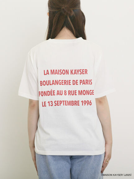 【MAISON KAYSER】前後プリントTシャツ（オフホワイト/モカ/グリーン）｜Samansa Mos2（サマンサ モスモス）通販