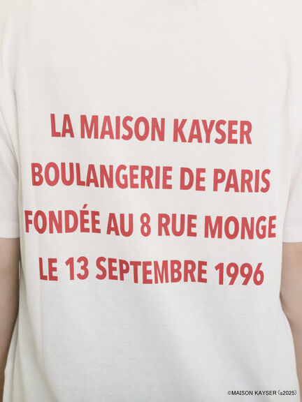 【MAISON KAYSER】前後プリントTシャツ（オフホワイト/モカ/グリーン）｜Samansa Mos2（サマンサ モスモス）通販