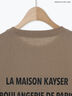 【MAISON KAYSER】前後プリントTシャツ（オフホワイト/モカ/グリーン）｜Samansa Mos2（サマンサ モスモス）通販