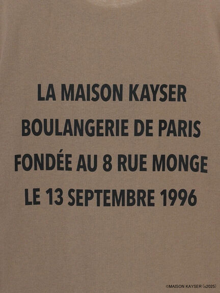 【MAISON KAYSER】前後プリントTシャツ（オフホワイト/モカ/グリーン）｜Samansa Mos2（サマンサ モスモス）通販