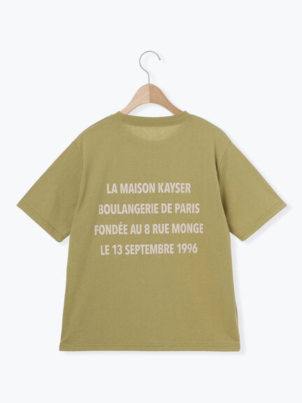 【MAISON KAYSER】前後プリントTシャツ（オフホワイト/モカ/グリーン）｜Samansa Mos2（サマンサ モスモス）通販