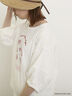 【MAISON KAYSER】刺繍立体袖Tシャツ（オフホワイト/グレー/チャコールグレー）｜Samansa Mos2（サマンサ モスモス）通販