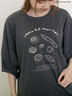 【MAISON KAYSER】刺繍立体袖Tシャツ（オフホワイト/グレー/チャコールグレー）｜Samansa Mos2（サマンサ モスモス）通販