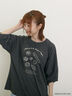 【MAISON KAYSER】刺繍立体袖Tシャツ（オフホワイト/グレー/チャコールグレー）｜Samansa Mos2（サマンサ モスモス）通販