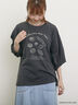 【MAISON KAYSER】刺繍立体袖Tシャツ（オフホワイト/グレー/チャコールグレー）｜Samansa Mos2（サマンサ モスモス）通販