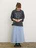 【MAISON KAYSER】刺繍立体袖Tシャツ（オフホワイト/グレー/チャコールグレー）｜Samansa Mos2（サマンサ モスモス）通販