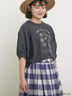【MAISON KAYSER】刺繍立体袖Tシャツ（オフホワイト/グレー/チャコールグレー）｜Samansa Mos2（サマンサ モスモス）通販
