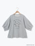 【MAISON KAYSER】刺繍立体袖Tシャツ（オフホワイト/グレー/チャコールグレー）｜Samansa Mos2（サマンサ モスモス）通販