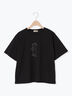 ◎アニマル刺繍Tシャツ（オフホワイト/ブラック/ブルー）｜Samansa Mos2（サマンサ モスモス）通販