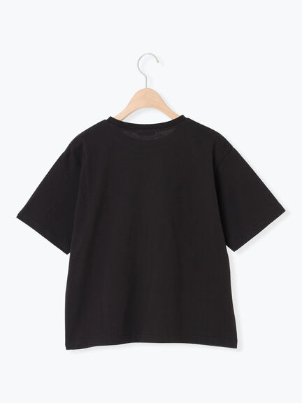 ◎アニマル刺繍Tシャツ（オフホワイト/ブラック/ブルー）｜Samansa Mos2（サマンサ モスモス）通販