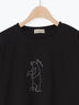 ◎アニマル刺繍Tシャツ（オフホワイト/ブラック/ブルー）｜Samansa Mos2（サマンサ モスモス）通販