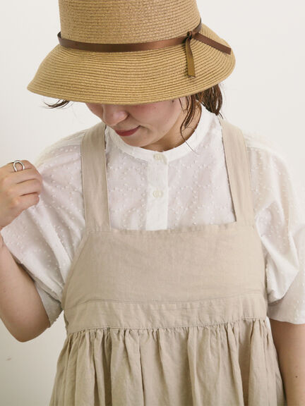 サマンサモスモス×kazumi ブラウス＋サス付刺繍スカート