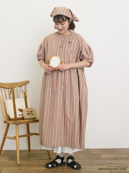 【MAISON KAYSER】三角巾付きワンピース【S/Mサイズ】（オフホワイト/ベージュ）｜Samansa Mos2（サマンサ モスモス）通販