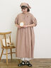 【MAISON KAYSER】三角巾付きワンピース【S/Mサイズ】（オフホワイト/ベージュ）｜Samansa Mos2（サマンサ モスモス）通販