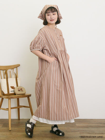 【MAISON KAYSER】三角巾付きワンピース【S/Mサイズ】（オフホワイト/ベージュ）｜Samansa Mos2（サマンサ モスモス）通販