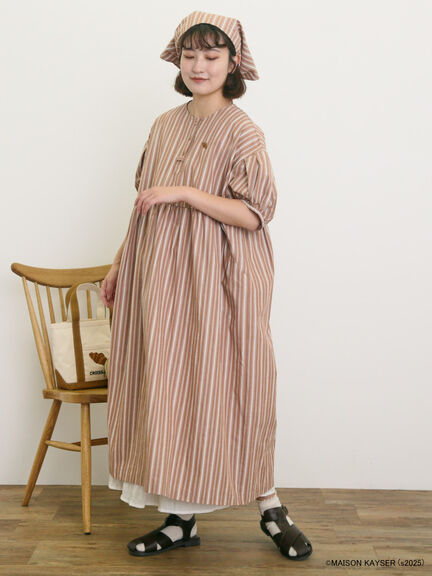 【MAISON KAYSER】三角巾付きワンピース【S/Mサイズ】（オフホワイト/ベージュ）｜Samansa Mos2（サマンサ モスモス）通販