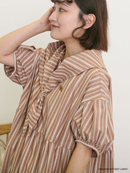 【MAISON KAYSER】三角巾付きワンピース【S/Mサイズ】（オフホワイト/ベージュ）｜Samansa Mos2（サマンサ モスモス）通販