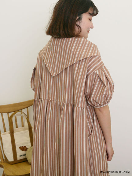 【MAISON KAYSER】三角巾付きワンピース【S/Mサイズ】（オフホワイト/ベージュ）｜Samansa Mos2（サマンサ モスモス）通販