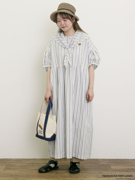 【MAISON KAYSER】三角巾付きワンピース【S/Mサイズ】（オフホワイト/ベージュ）｜Samansa Mos2（サマンサ モスモス）通販