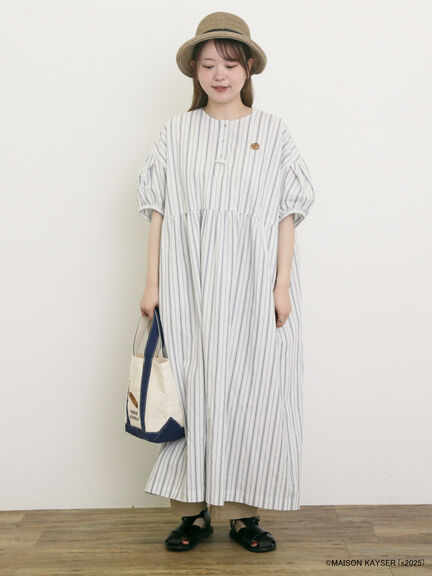 【MAISON KAYSER】三角巾付きワンピース【S/Mサイズ】（オフホワイト/ベージュ）｜Samansa Mos2（サマンサ モスモス）通販