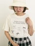 リボンTシャツ（オフホワイト/ブラック/ブラウン/キナリ）｜Samansa Mos2（サマンサ モスモス）通販