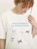 リボンTシャツ（オフホワイト/ブラック/ブラウン/キナリ）｜Samansa Mos2（サマンサ モスモス）通販