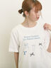 リボンTシャツ（オフホワイト/ブラック/ブラウン/キナリ）｜Samansa Mos2（サマンサ モスモス）通販