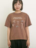 リボンTシャツ（オフホワイト/ブラック/ブラウン/キナリ）｜Samansa Mos2（サマンサ モスモス）通販