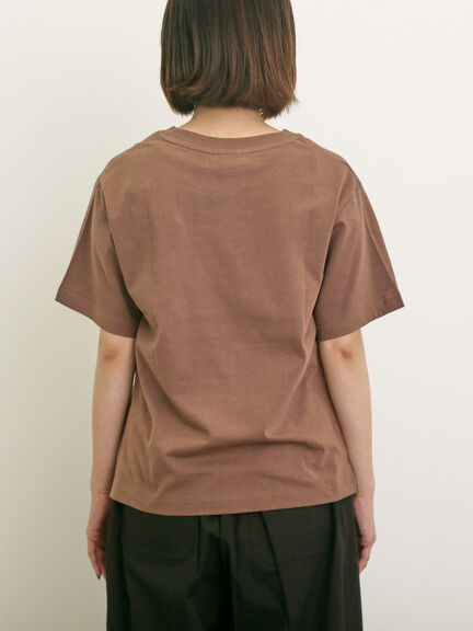 リボンTシャツ（オフホワイト/ブラック/ブラウン/キナリ）｜Samansa Mos2（サマンサ モスモス）通販