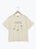 リボンTシャツ（オフホワイト/ブラック/ブラウン/キナリ）｜Samansa Mos2（サマンサ モスモス）通販