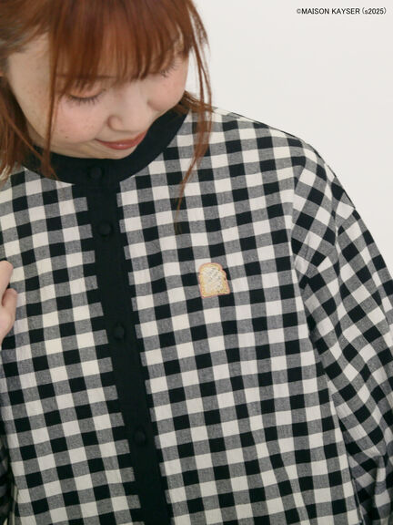 【MAISON KAYSER】クレリック刺繍シャツ（ブラック/ブルー）｜Samansa Mos2（サマンサ モスモス）通販