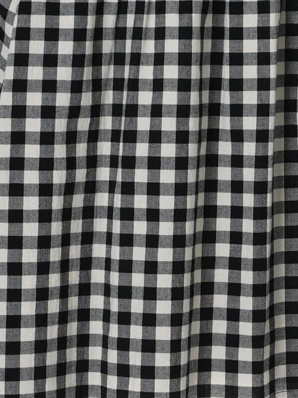セール】 【MAISON KAYSER】クレリック刺繍シャツ（ブラック