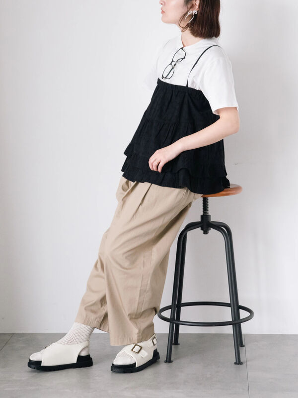 新品　SM2☆ブラック／ティアードレーススカート Samansa Mos2（サマンサ モスモス）の「【Lace collection