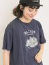 建物プリントTシャツ（ネイビー）｜Samansa Mos2（サマンサ モスモス）通販