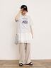 建物プリントTシャツ（オフホワイト/サックスブルー/ネイビー）｜Samansa Mos2（サマンサ モスモス）通販