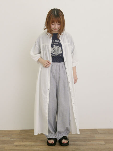 建物プリントTシャツ（オフホワイト/サックスブルー/ネイビー）｜Samansa Mos2（サマンサ モスモス）通販