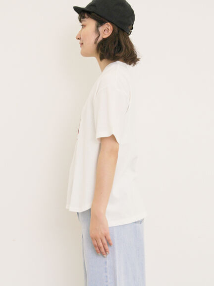 建物プリントTシャツ（オフホワイト/サックスブルー/ネイビー）｜Samansa Mos2（サマンサ モスモス）通販
