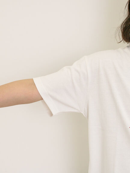 建物プリントTシャツ（オフホワイト/サックスブルー/ネイビー）｜Samansa Mos2（サマンサ モスモス）通販