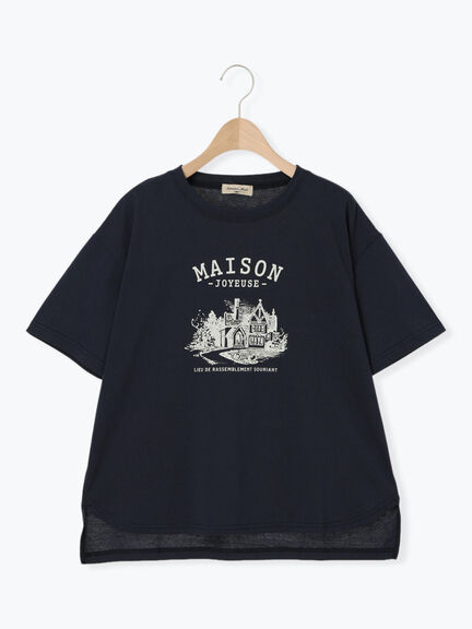 建物プリントTシャツ（オフホワイト/サックスブルー/ネイビー）｜Samansa Mos2（サマンサ モスモス）通販