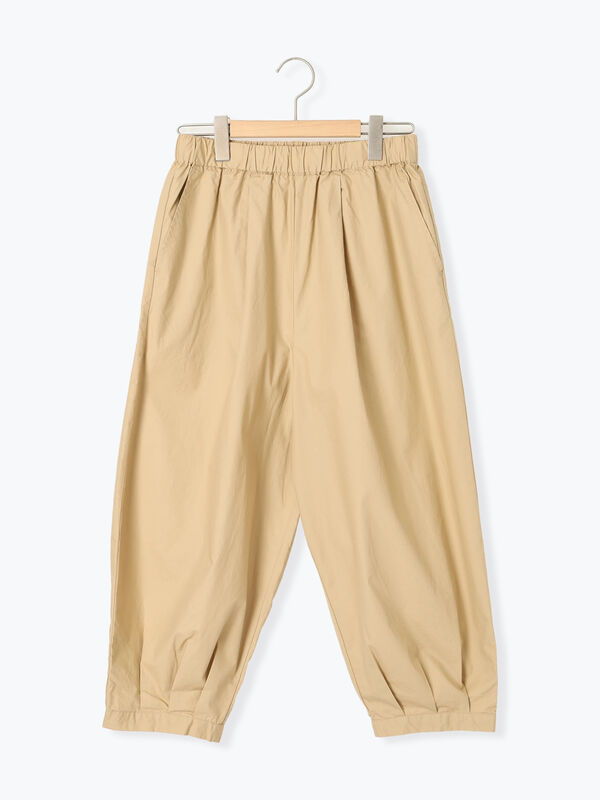 タックテーパードパンツ CANONICO ベージュ 春夏用 タックテーパードパンツ／CANONICO／ストレッチ／無地／JW24