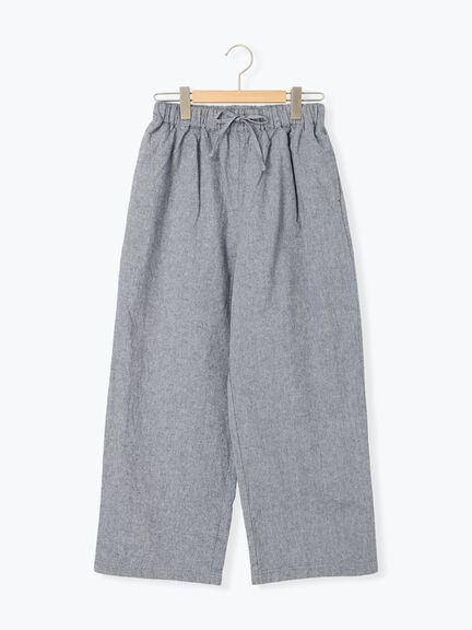 【クールコットン】イージーストレートパンツ ≪M/Lサイズ≫（チャコールグレー/ベージュ/グリーン/ネイビー）｜Samansa Mos2（サマンサ モスモス）通販