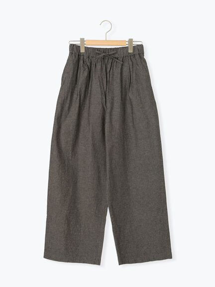 【クールコットン】イージーストレートパンツ ≪M/Lサイズ≫（チャコールグレー/ベージュ/グリーン/ネイビー）｜Samansa Mos2（サマンサ モスモス）通販