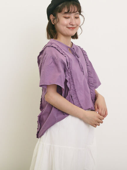 SM2 - TSUHARU サマンサモスモス 大人気ぶどう柄ブラウス パープル SM2 SM2 - 新品◊*ﾟsm2 TSUHARU ブドウ柄Tブラウス パープルの通販