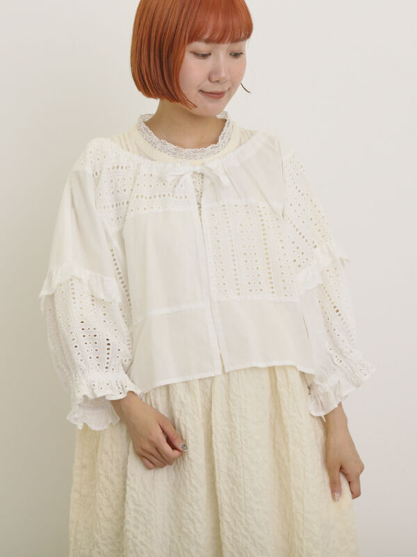 サマンサモスモス ボレロ Kazumi ピンク ブラウス レース サマンサモスモス kazumi コラボ ボレロ ピンク 新品未開封